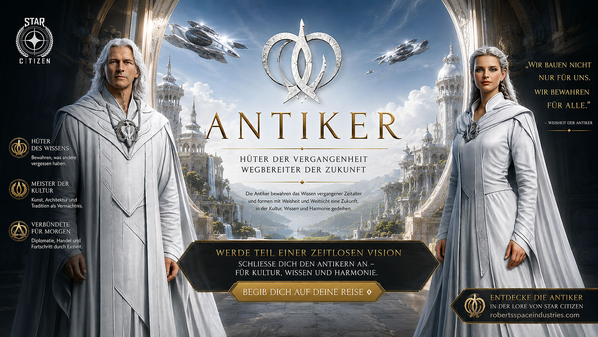 Werde Teil einer zeitlosen Vision - Antiker Rekrutierung